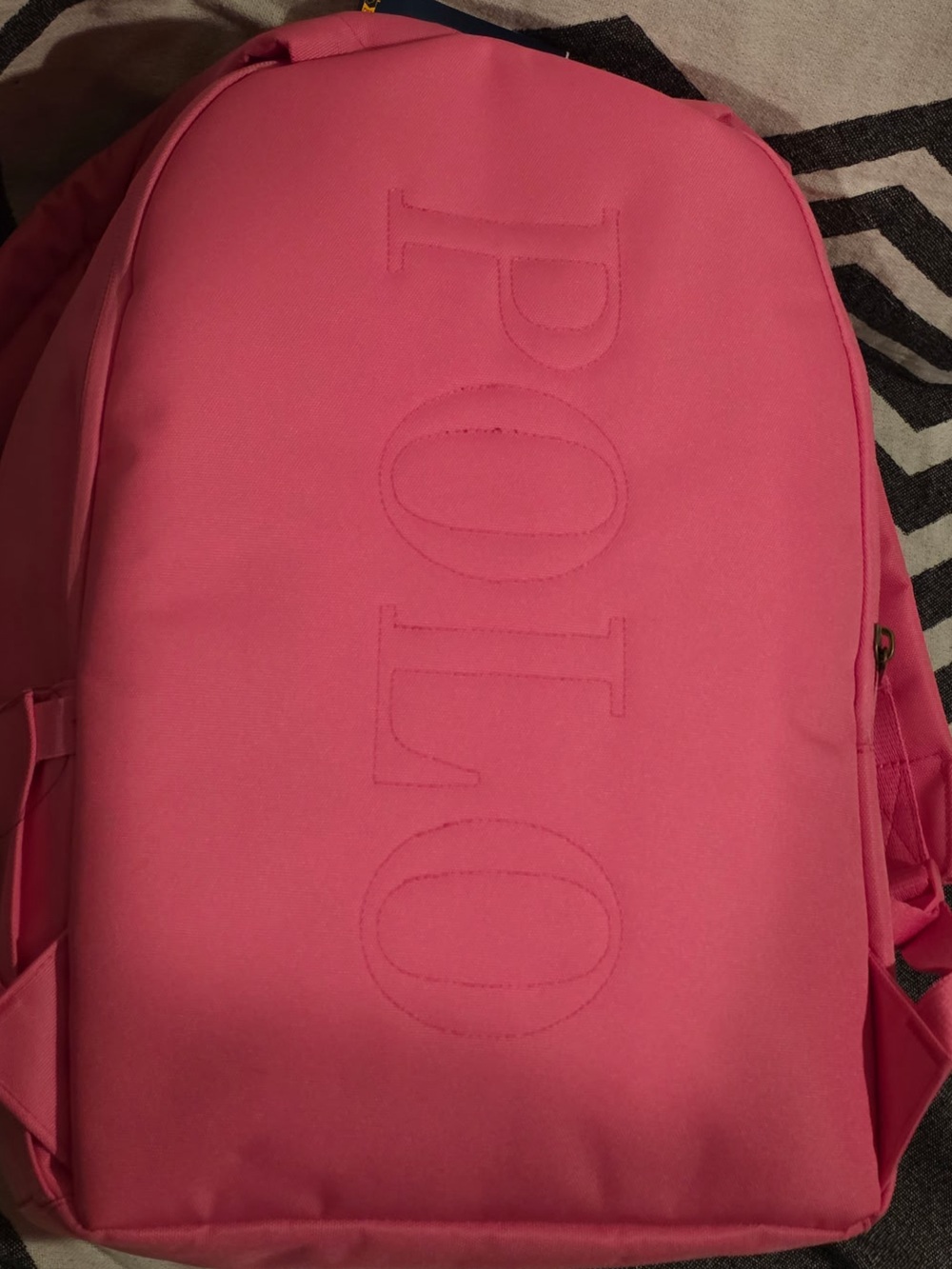 Polo Ralph Lauren Pink Polo Bear Backpack NWT Laptop Sleeve - Picture 4 of 6